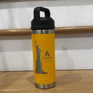 YETI Rambler 18 oz Bottle in yellow with a Chug Cap. (brand new)
